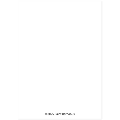 White square with '©2025 Paint Barnabus' text at the bottom center.